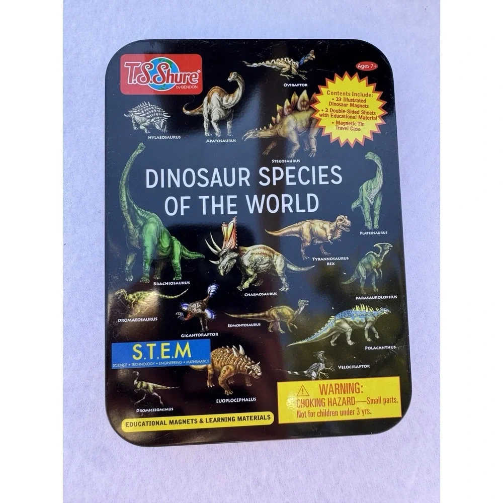 T.S. Shure STEM Magnetic Learning Activity Lot Periodic Table Dino Bug Space‎